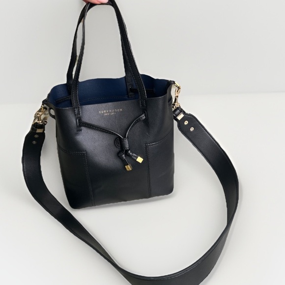 Tory Burch Black Leather Shoulder Bag - Picture 3 of 13